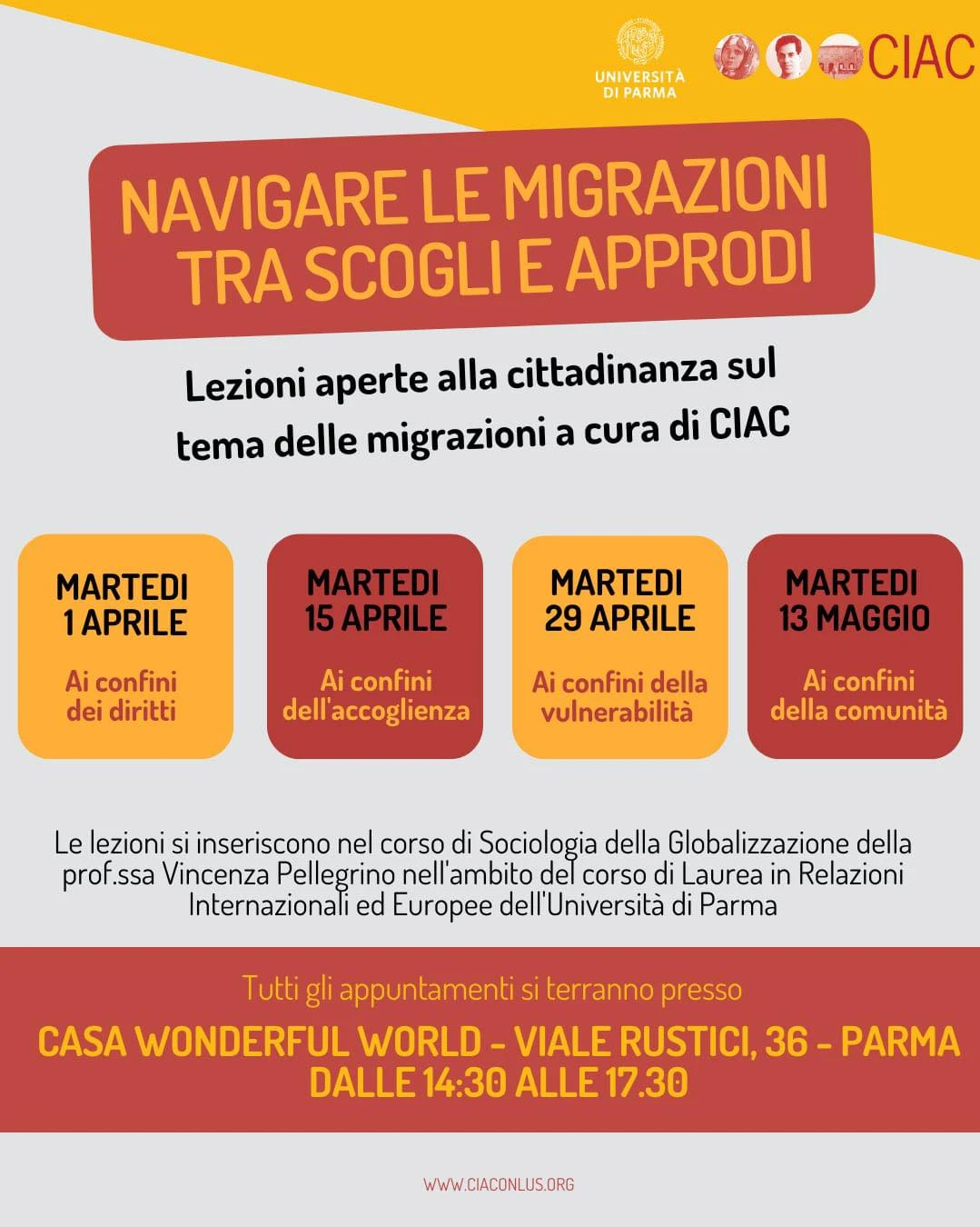 Lezioni aperte: Navigare le migrazioni tra scogli e approdi