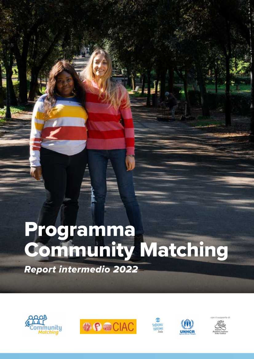 Programma Community Matching - Report intermedio 2022