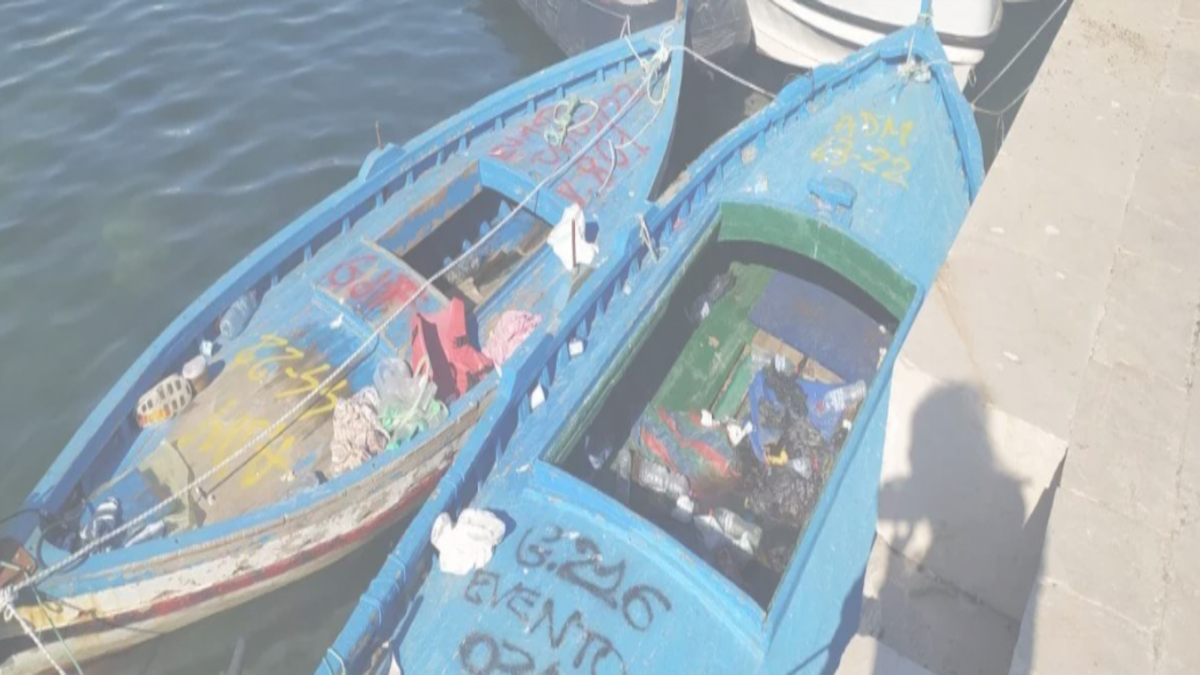 Barche a Lampedusa