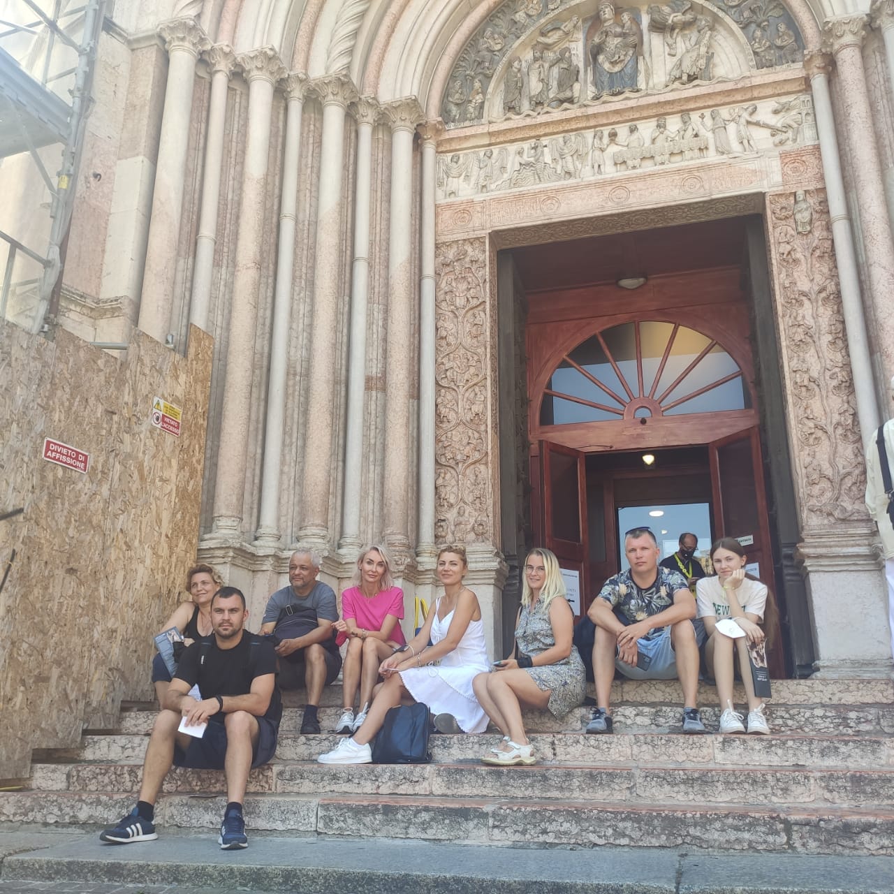 Profughi Ucraini in tour per Parma: 