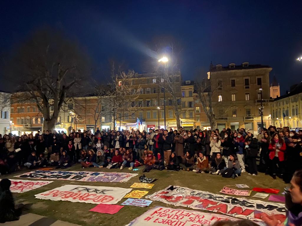 La manifestazione dell'otto marzo a Parma