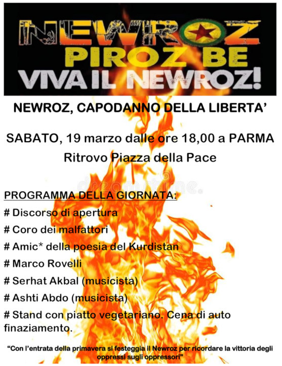 Newroz, sabato a Parma la festa della libertà!