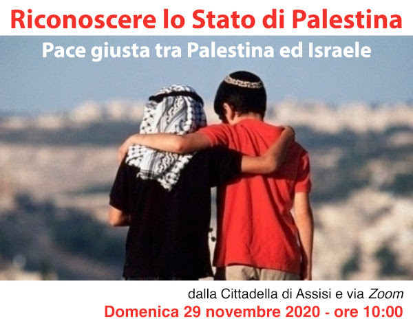 Pace giusta tra Palestina ed Israele.