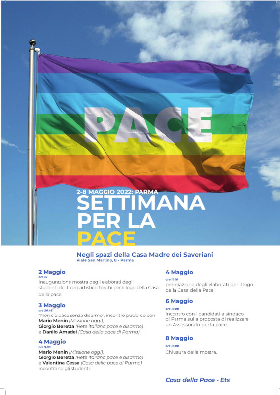 Locandina settimana della pace