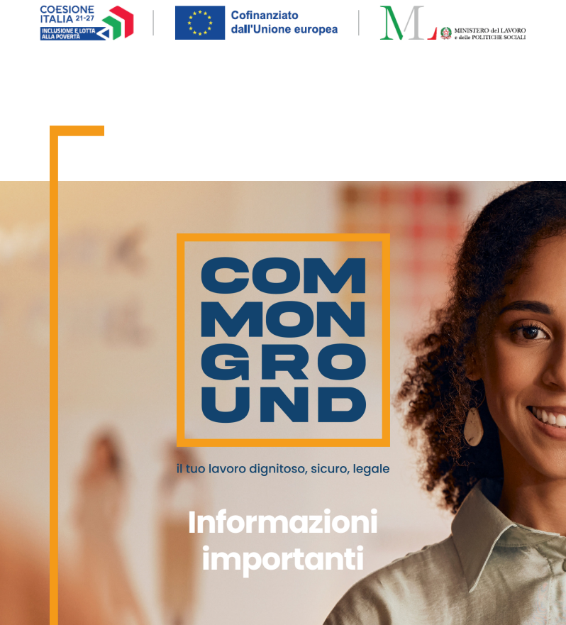 Common Ground - Azioni interregionali di contrasto allo sfruttamento lavorativo e di sostegno alle vittime