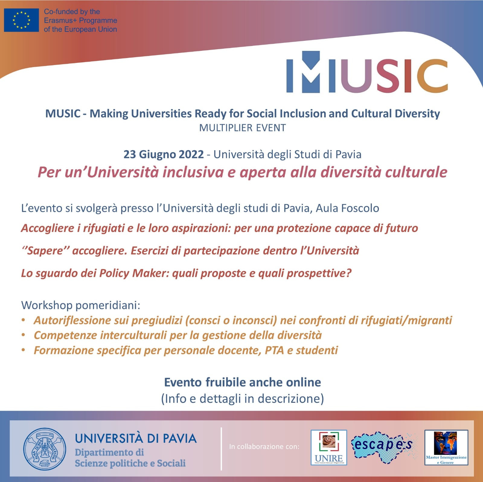 MUSIC - Per una università condivisa